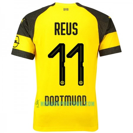 Koszulka Borussia Dortmund Reus 11 Domowe Stroje Piłkarskie 2018/19 Krótki Rękaw